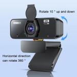 GearUP K450 2K Webcam – 4MP Ultra HD Camera with Built-in Mic for Video Calls & Streaming