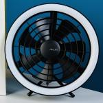 JISULIFE FA17 Rechargeable Outdoor Ceiling Fan with LED Light – Portable, Silent & Long Battery Life