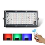 RGB LED Flood Light – Remote Controlled Outdoor Lighting, IP65 Waterproof for Garden, Landscape, and Events